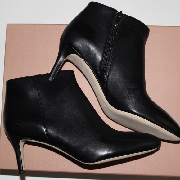 Via Spiga | Shoes | Via Spiga Aurora Black Leather Bootie | Poshmark